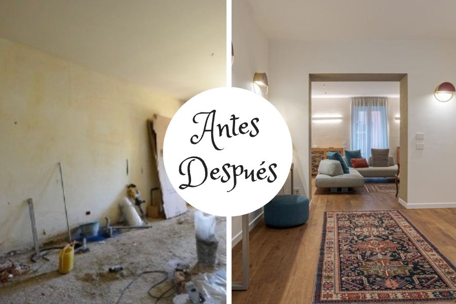 Reforma de piso minimalista